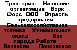 Тракторист › Название организации ­ Ворк Форс, ООО › Отрасль предприятия ­ Сельскохозяйственая техника › Минимальный оклад ­ 49 000 - Все города Работа » Вакансии   . Пензенская обл.,Мокшанский р-н